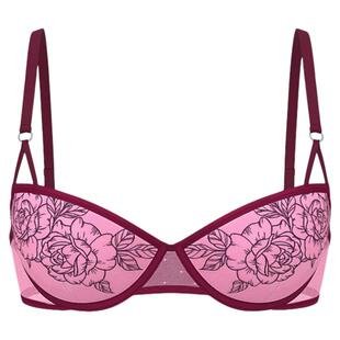 直降158|维密PINK 花卉甜美半罩杯有钢圈舒适文胸内衣女2026