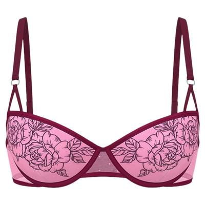 维密PINK花卉甜美文胸