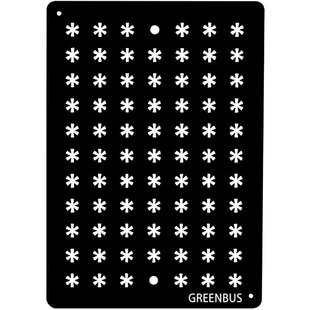 GREENBUS绿巴士不锈钢黑化IGT桌板柯曼铁网桌连接板蜘蛛炉一单元