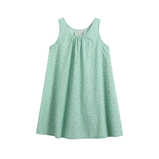 梵高七月夏季新款甜美全棉宽松文艺中长款文艺田园风背心裙打底裙