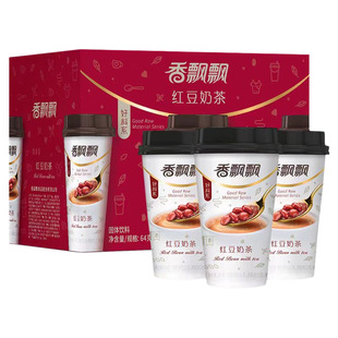 香飘飘奶茶经典椰果红豆杯装奶茶多口味多规格冲泡新品啵啵奶茶