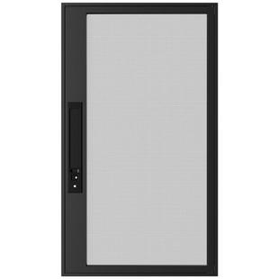 无缝焊接口袋锁纱窗定制上门安装外开窗带锁防护防盗金刚防蚊纱网