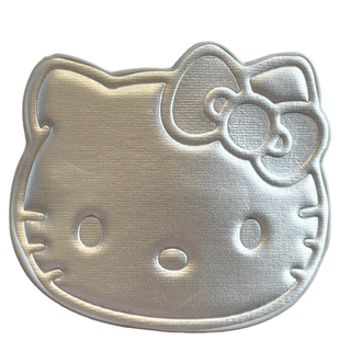 正版Hello Kitty日系可爱银色BB夹凯蒂猫pu皮发夹甜美少女刘海夹