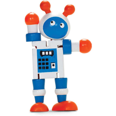 变形机器人益智木头新奇减压玩具