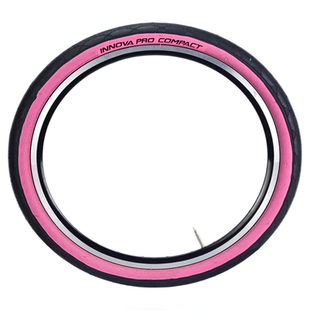 INNOVA伊诺华小布K3mini 349折叠自行车外胎16寸小轮车粉边轮胎