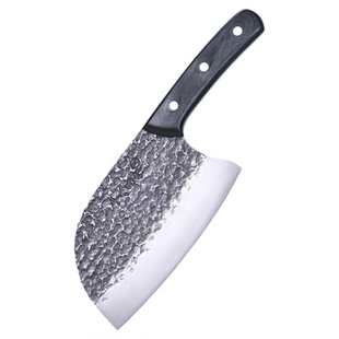 十八子作菜刀杀鱼商用家用切菜切肉刀锋利厨师专用刀手工锻打刀具