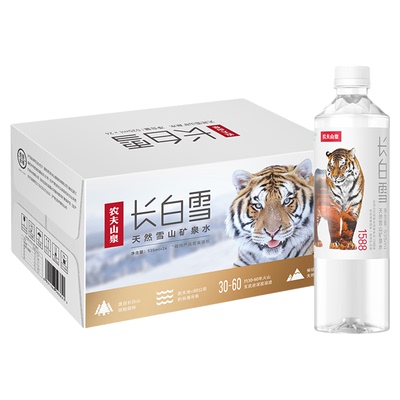 农夫山泉长白雪天然雪山矿泉水