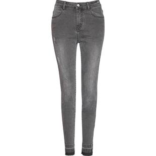 sp68高腰牛仔裤2024年秋冬新款修身显瘦百搭弹力紧身小脚长裤显高