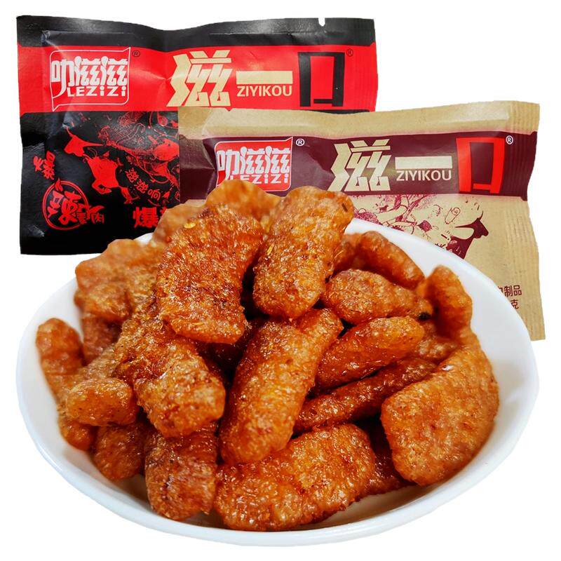 叻滋滋滋一口豆制品祯香肥牛素牛肉辣素肉8090怀旧辣条零食60小包