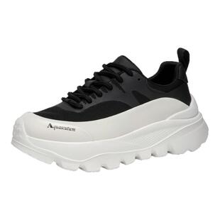 Aquascutum雅格狮丹休闲鞋男2026年冬新款真皮增高厚底户外运动鞋