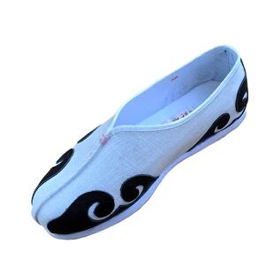 中式老北京布鞋男云勾云头道士洒手工千层底中国风布底鞋国潮鞋