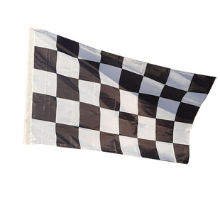 赛车旗F1手挥旗红黑白红白蓝白方格旗帜发车旗比赛用终点旗卡丁车