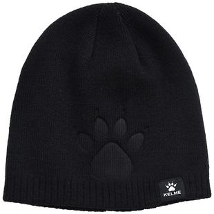 卡尔美针织帽冬季新品保暖防风毛线帽男女运动休闲户外帽子正品