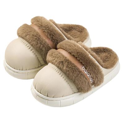 巴拉巴拉简约男童冬季棉拖鞋