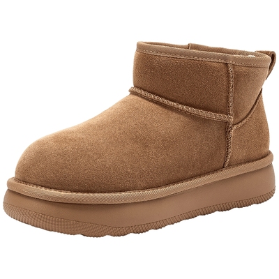 热风2025年冬季新款女时尚休闲靴