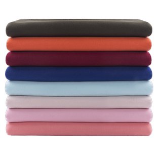 秋冬加厚双面磨毛羊绒毛呢子纯色仿羊毛布料大衣服装面料布头清仓