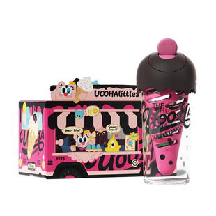 UOOHA甜筒杯tritan水杯夏日大容量高颜值杯子果茶杯女生可爱便携