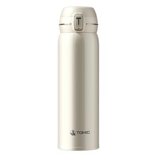 tomic特美刻纯钛保温杯弹跳盖钛杯车载出行户外便携长辈泡茶杯子