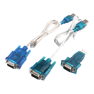 USB转串口线HL-340 COM口RS232九针公头9针数据线下载线CH340