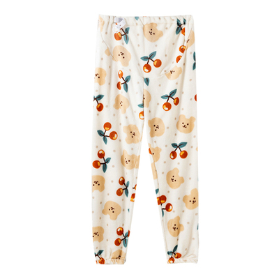 清仓孕妇睡裤秋冬款宽松休闲裤产后哺乳家居裤可调节孕期不勒肚