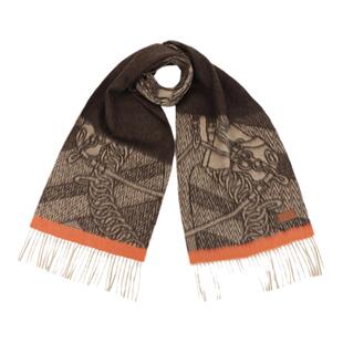 ELLE100%纯山羊绒围巾女士秋冬季户外保暖送礼礼盒装百搭披肩围脖