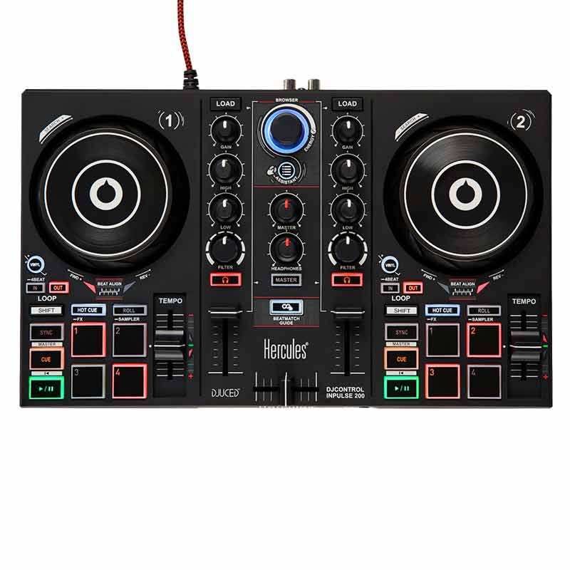 嗨酷乐入门打碟机200mk2全套dj台一体机家用户外便携学生派对电音