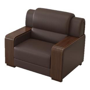 办公沙发茶几组合商务简约休息区会议厅单人位办公室沙发接待会客