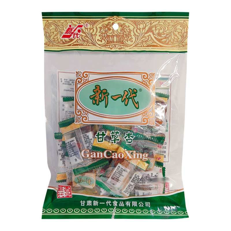 新一代甘草杏180g袋装回忆带核杏