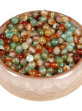 天然迷你玛瑙散珠小珠子diy材料