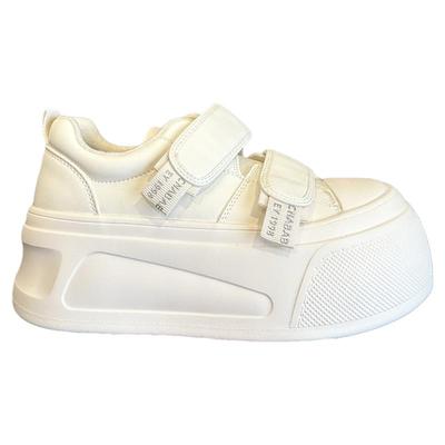 休闲鞋女板鞋棉鞋魔术贴加绒