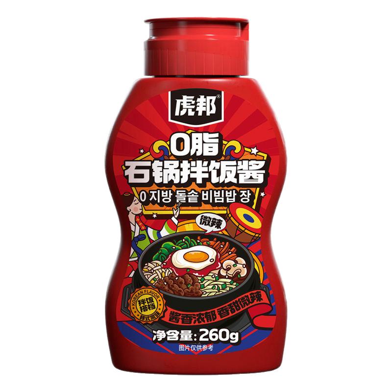 虎邦0脂石锅拌饭酱260g韩式甜辣