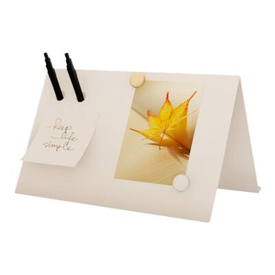 桌面diy迷你立式磁吸留言板白板