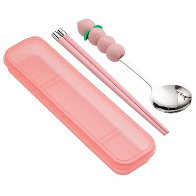 onlycook卡通便携餐具304不锈钢