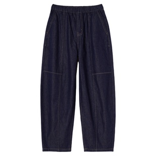 棉叔叔儿童春夏醋酸牛仔裤衬衫纯棉牛仔衬衫香蕉裤子男童女童