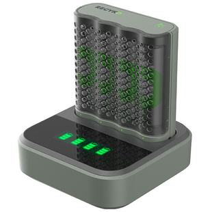 GP超霸Recyko绿再5号7号充电电池套装五号七号镍氢充电电池 高端急充快充专业充电套装充电器游戏手柄KTV玩具