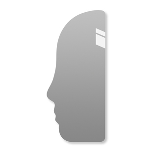 无框异形穿衣镜不规则超白玻璃镜子客厅过道镜贴墙壁挂试衣镜定制