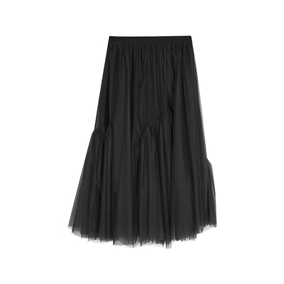 【春夏上新】JNBY/江南布衣25夏新品半身裙女网纱宽松5P4D13860