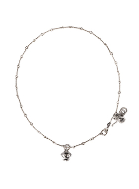 原创设计恶魔铃兰锁骨链