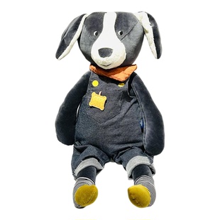 uneei甄选moulinroty新品小狗皮鲁&普斯玩偶小仓鼠鸽子挂件小礼盒