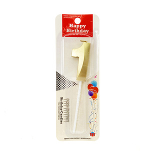 歌剧院金色艺术数字蜡烛100天18岁生日蛋糕装饰蜡烛情人节520 D88