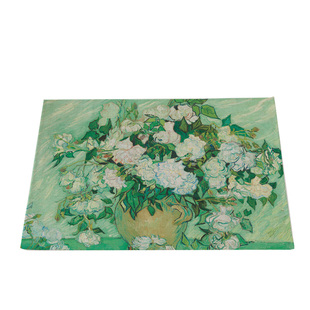 油画梵高艺术古典 棉麻西餐垫隔热垫餐杯垫餐桌垫盘垫茶垫