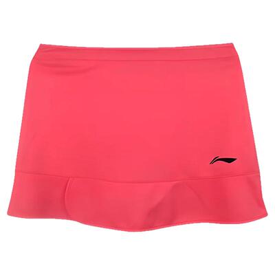 李宁正品羽毛球系列女子吸汗凉爽运动比赛训练透气短裙ASKS144-3