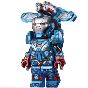 第三方MK50钢铁侠战争机器爱国者英雄机甲拼装积木人仔儿童小玩具