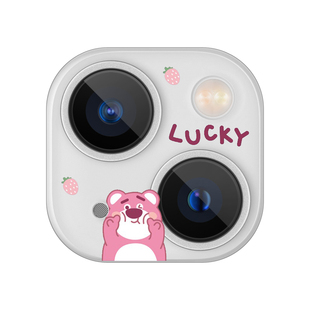 适用16promax苹果16镜头膜透明iPhone15手机镜头贴12 pro卡通钢化膜13mini全覆盖11后摄像头贴膜14plus防爆膜