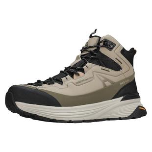 悍途冬季加绒男鞋高帮防滑登山鞋男保暖厚底雪地靴东北抗寒棉鞋男