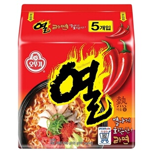 韩国便利店不倒翁人气新品火辣超辣拉面网红同款劲爽辣度105g