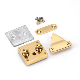 无它 不锈钢箱包杜勒斯锁扣 diy手工皮具箱包五金包锁 镜面精抛