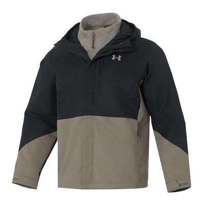 安德玛男保暖三合一冲锋夹克