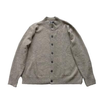 痞帅慵懒风针织开衫男宽松百搭