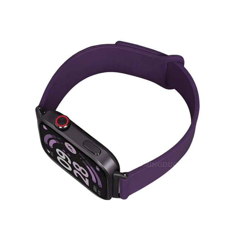 新款梅紫色适用红米Watch6表带